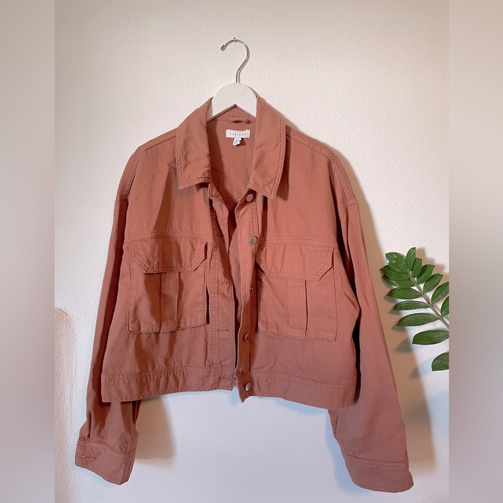 Nordstrom Top Shop Cropped Jacket